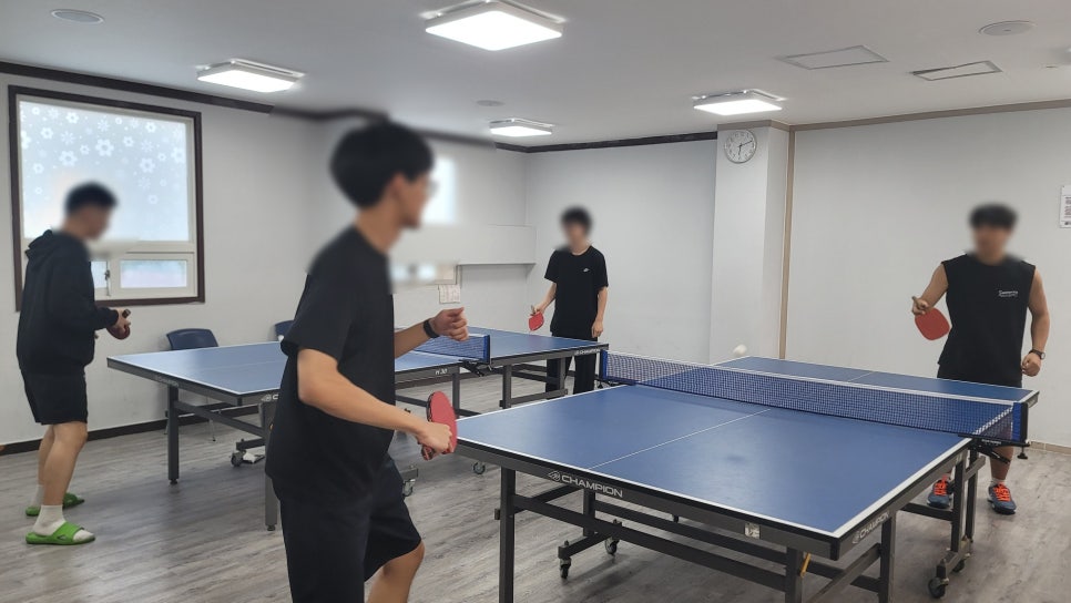 에듀셀파 남학생캠퍼스 탁구