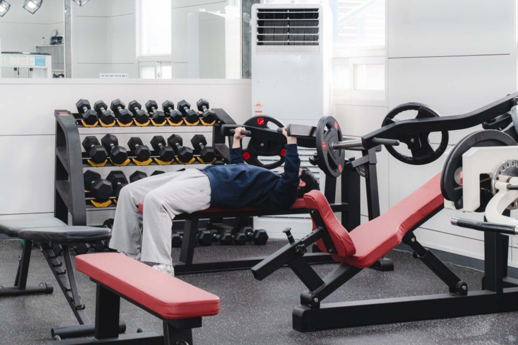 에듀셀파 남학생캠퍼스 헬스장